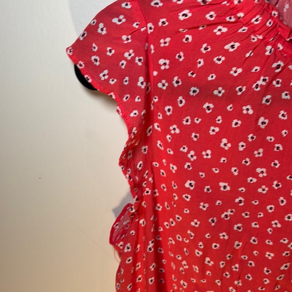 GAP Ruffled Blouse with Peter Pan Collar - Picture 5 of 12